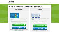 Desktop Screenshot of mypartitionrecovery.com